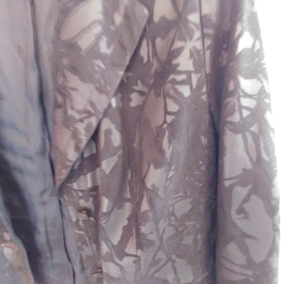 Escada Black Leather Texture Blazer Jacket - Picture 10 of 15